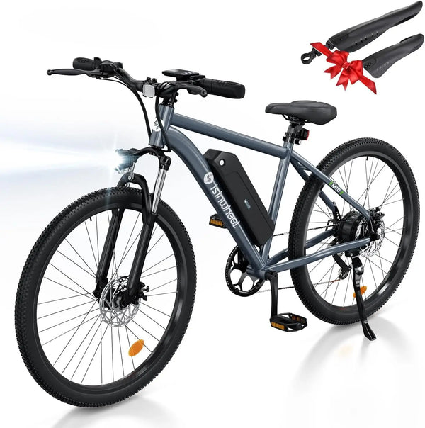 Electric Bike Adult 500W, 26" Commuting Electric Mountain Bicycle 20MPH Max Range 55+ Miles, Professional 35-Speed