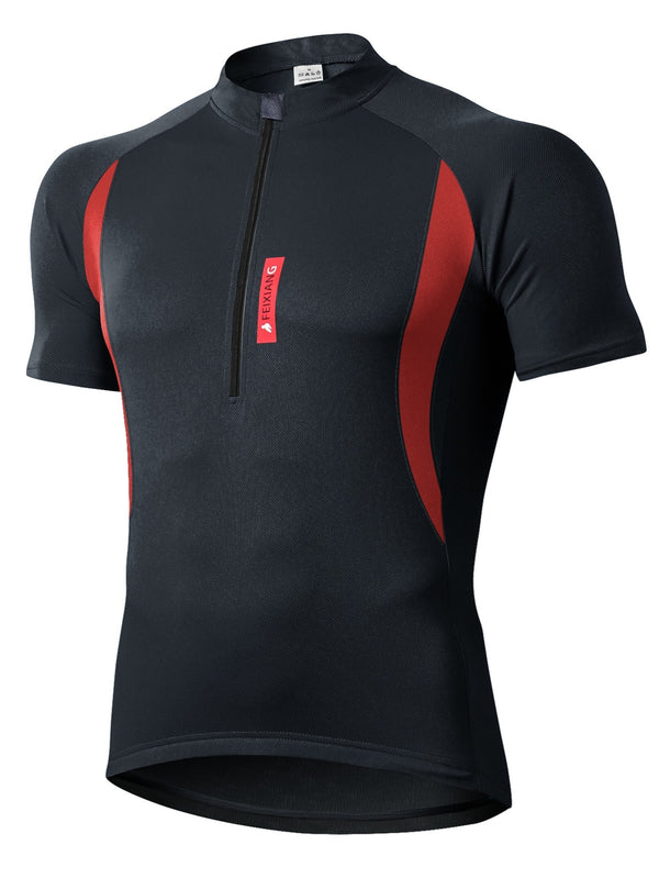 Mens Bike Cycling Jersey Short Sleeve Tops Bicycle Sport Team Shirts Breathable